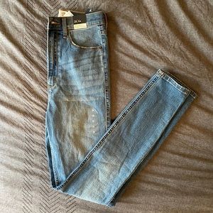 Ultra High Rise Light Washed Abercrombie Jeans